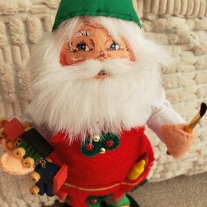 Annalee Christmas Toymaker Doll With Lots Of Toys!